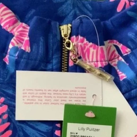 SOLD! NWT Lilly Pulitzer Skipper XS 1/2 Zip Pullover Activewear Layering - Picture 13 of 15